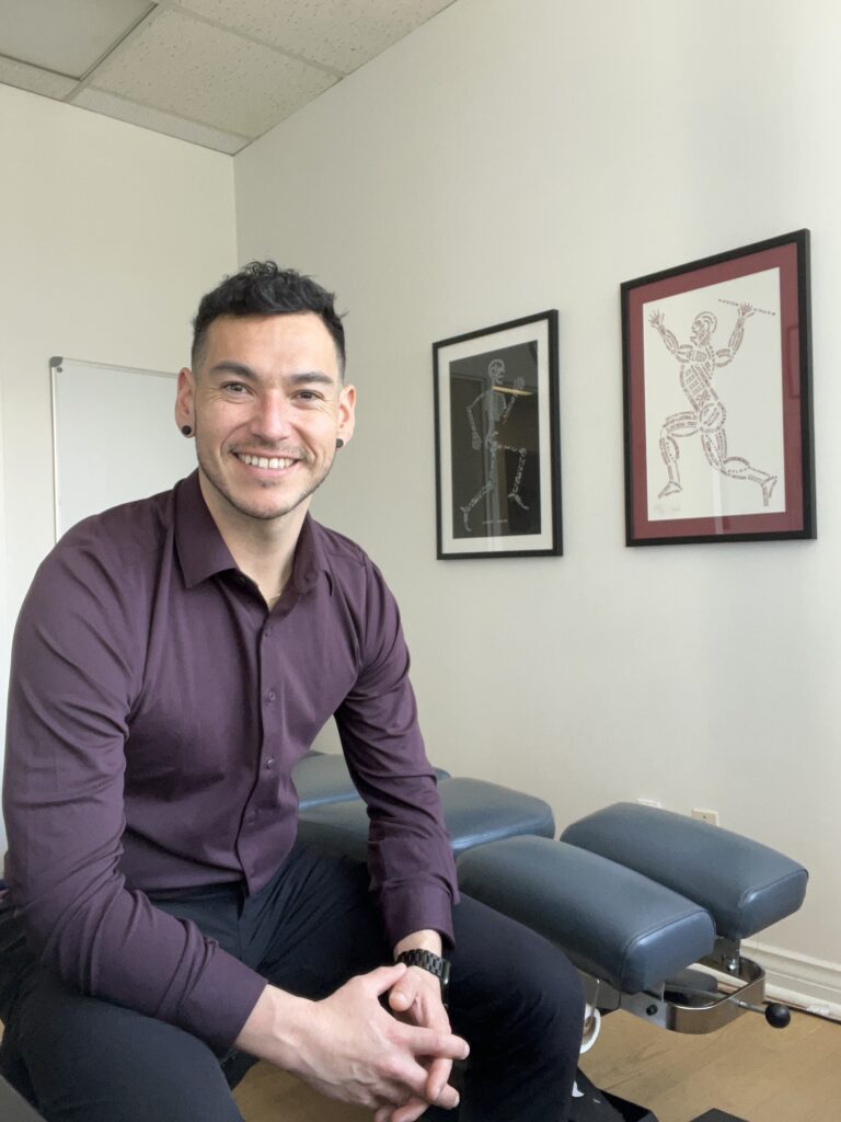 Image of Chett indigenous chiropractic student